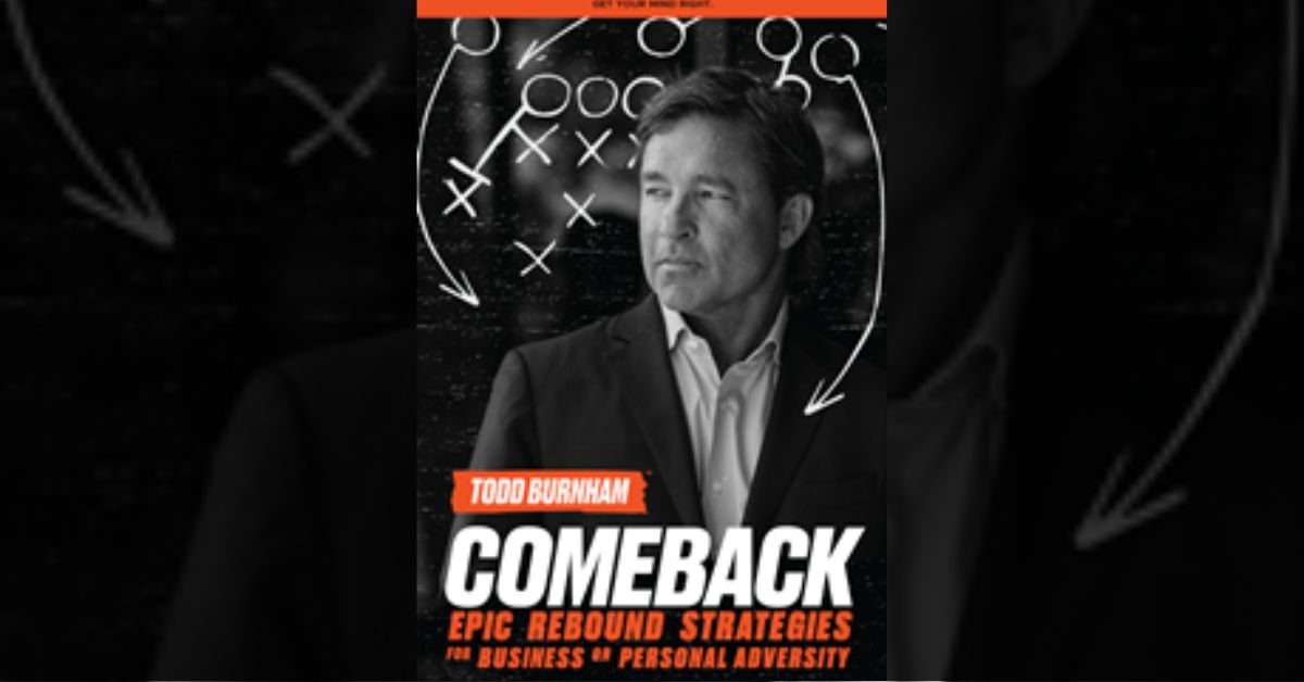Todd Burnham's "COMEBACK" Reaches Best Seller Status on Amazon